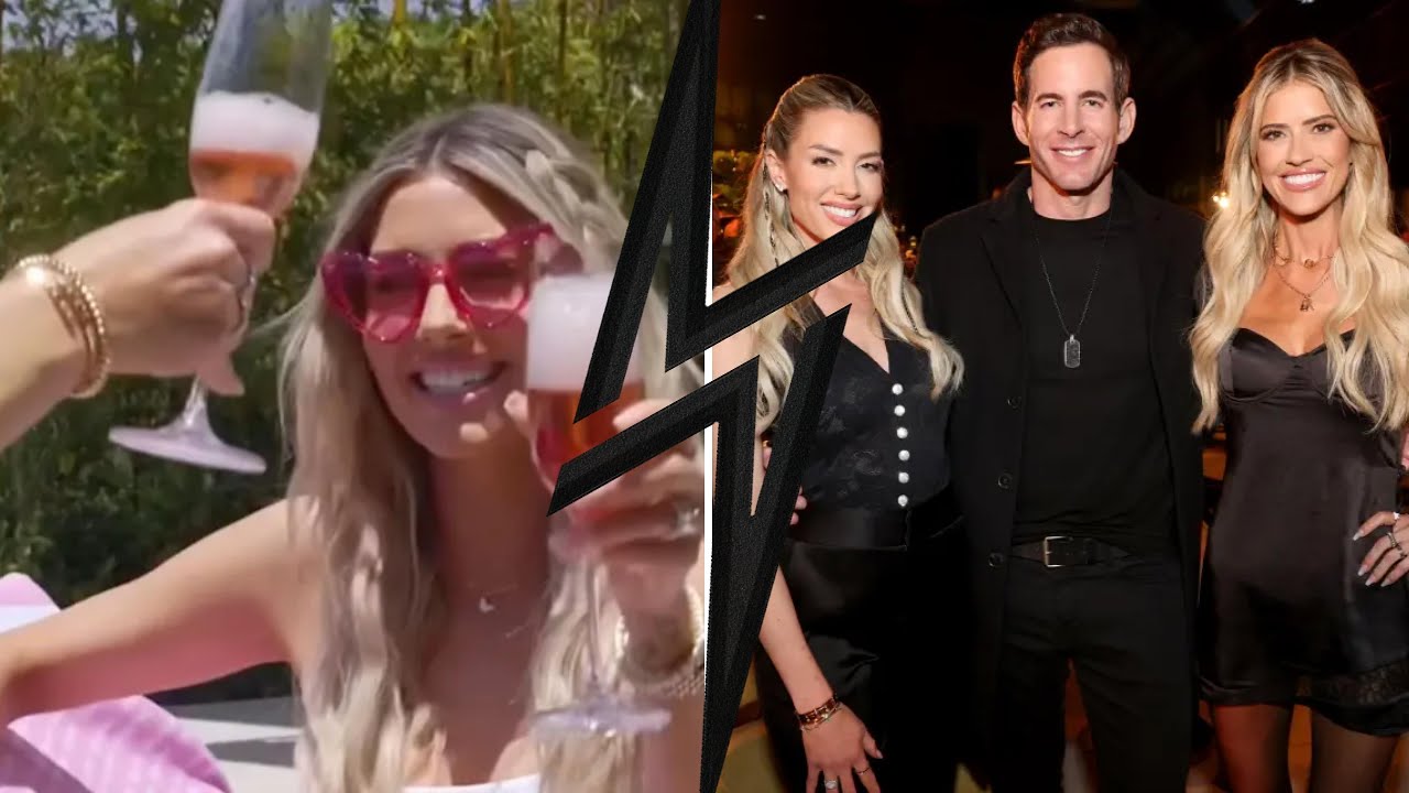 Blond bombshells Heather Rae Young and Christina Haack make a splash in bikinis for poolside shoot