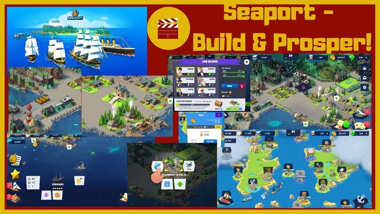 Seaport - Build & Prosper!  - Zeehaen Ship (Android)