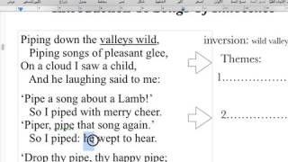 Introduction to "Songs of Innocence"- Class A