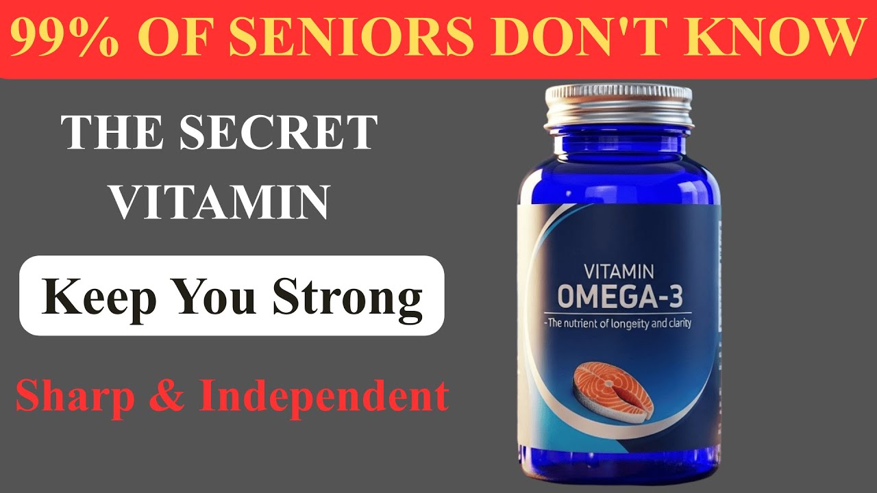 Senior Nutrition Tips: 4 Missing Vitamins Behind Fatigue, Pain & Memory Decline
