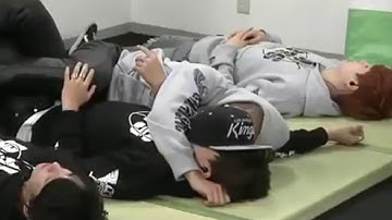 BTS Jimin and Taehyung are sleeping and hugging each other