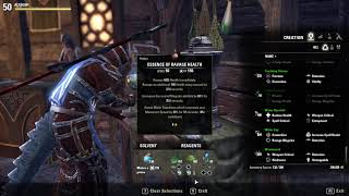 Teso Craft An Essence Of Ravage Health Ravage Health, Ravage Magicka, Speed
