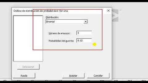 Distribución Binomial en Minitab