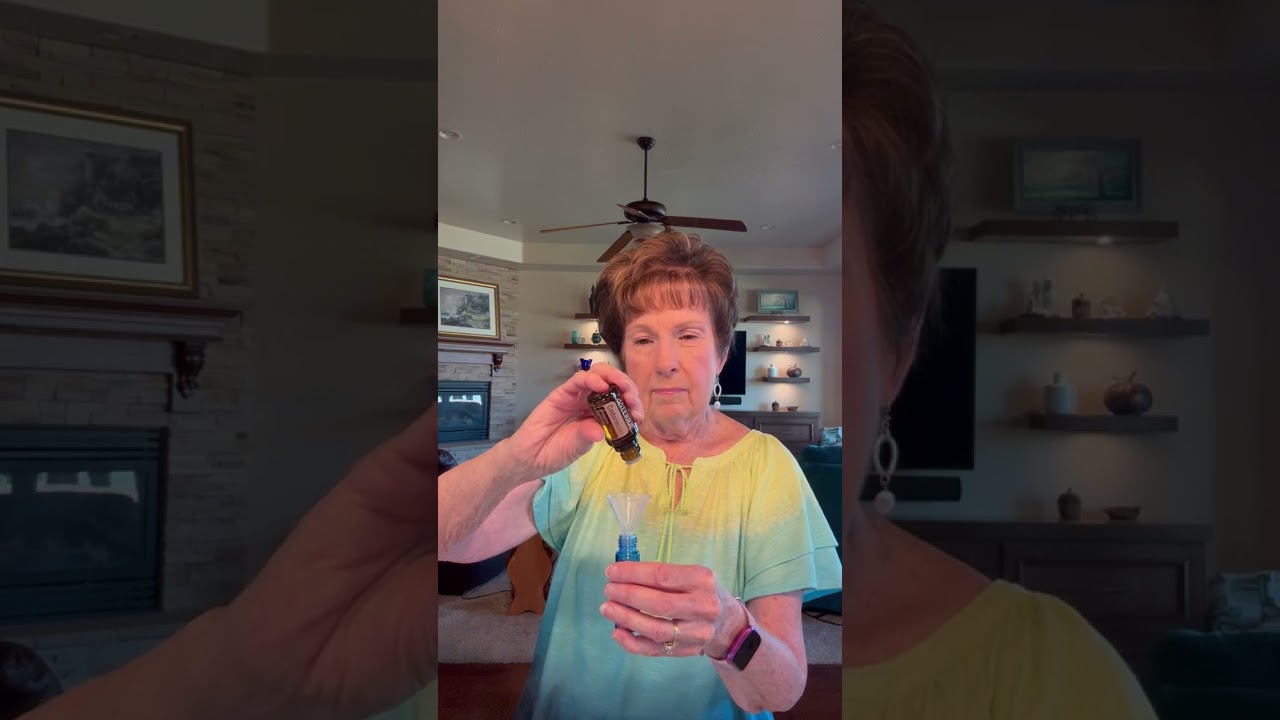 **"Be Happy" Essential Oil Roller Bottle | doTERRA Mood-Boosting Blend** 🌞✨