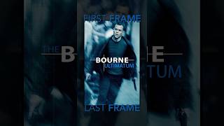 THE BOURNE ULTIMATUM - First Frame / Last Frame #shorts