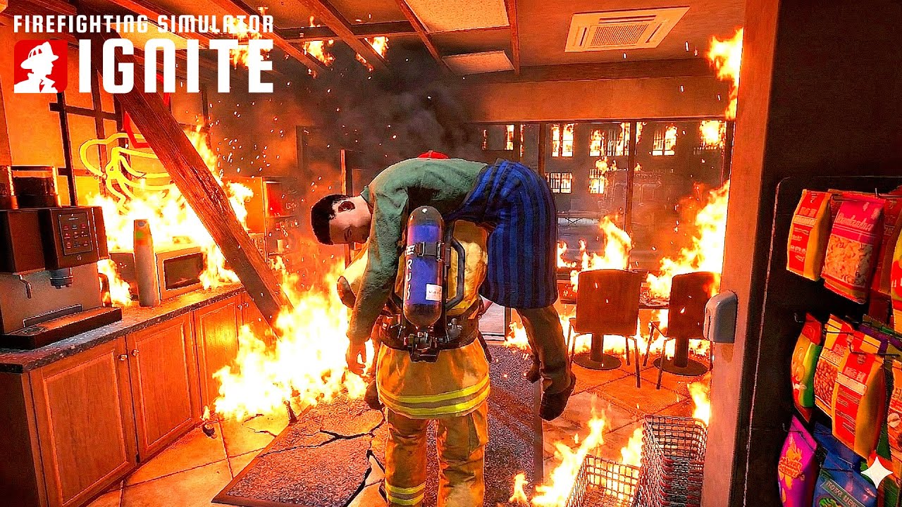 Firefighting Simulator: Ignite - KIOSK EXPLOSION Spreads to Apartments!