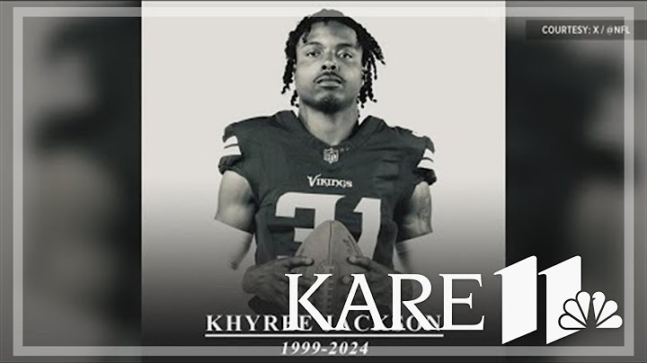 Vikings attend the funeral of Khyree Jackson