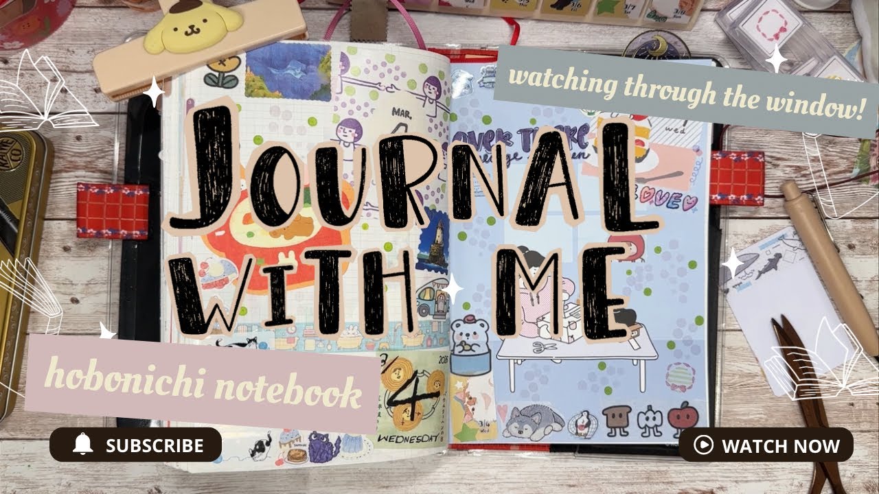 Journal With Me // Let’s decorate my Hobonichi together! 