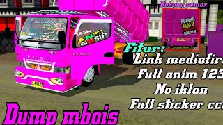 Share mod dan livery truk Canter Dump mbois | mod bussid