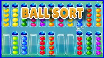color ball sort wooden puzzle (level 1702-1709) #relaxing #gaming