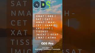 QDS PRO – INDIA’S TREND-LEADING GMAT, CAT, GRE & SAT COACHING | PROFESSIONAL TEST PREP EXCELLENCE