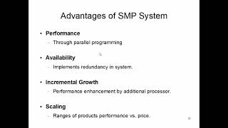 CS147: Lecture 17, Part 2 (SMP Systems)