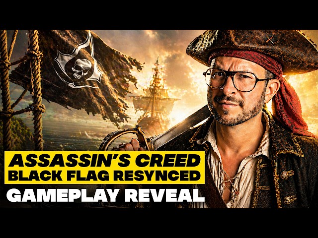 Assassin's Creed Black Flag Resynced REVEAL 🏴‍☠️ GAMEPLAY et TRAILER dévoilés en DIRECT !!!
