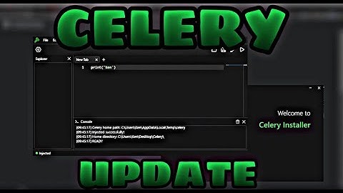 CELERY RELEASES LATEST UPDATE, FIXING BUGS, ROBLOX EXECUTOR
