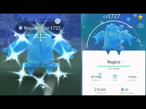 WE CAUGHT SHINY REGICE! HOW TO CATCH SHINY REGICE IN POKEMON GO! - YouTube
