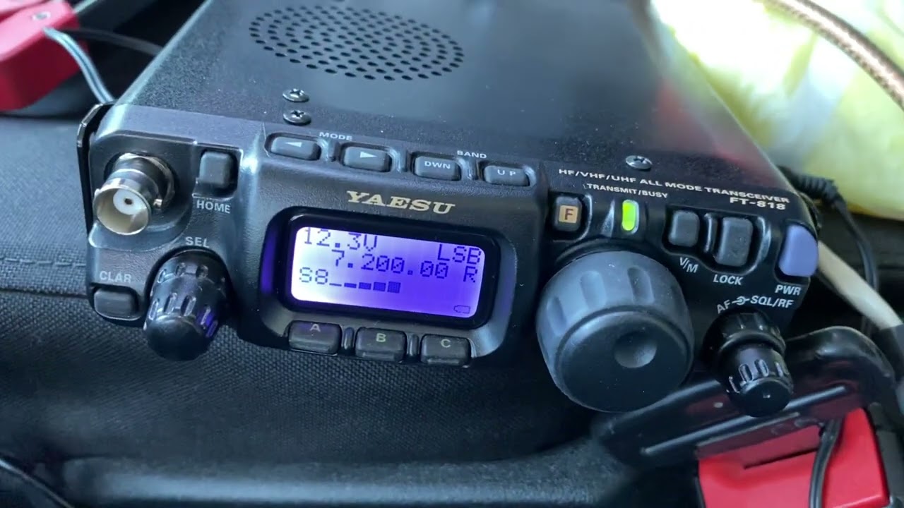 Yaesu FT818ND 7.200mhz nut house YouTube