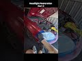 Is my first time doing this so don't judge me. #headlightrestoration #automotive #asmr #repair