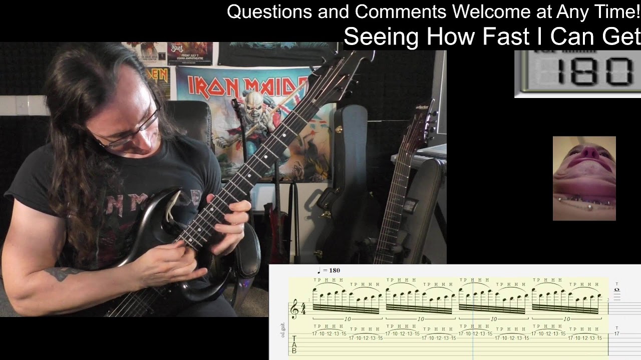 Day 58 - Speed/Shred Guitar Metal Practice + More