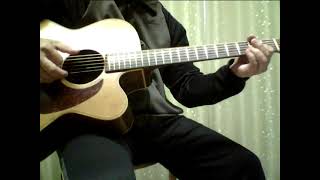 Video thumbnail of "The BEATLES　Blackbird　guitar弾き語り"