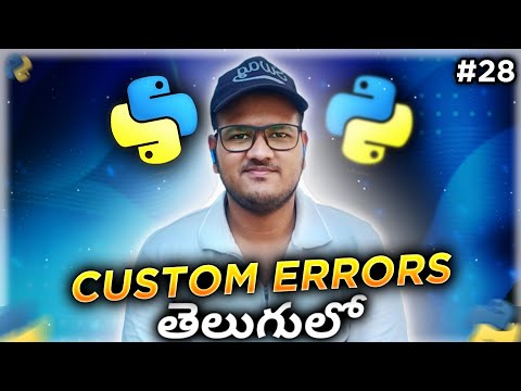 Python Raising Custom Errors in Telugu | Srk Codes!