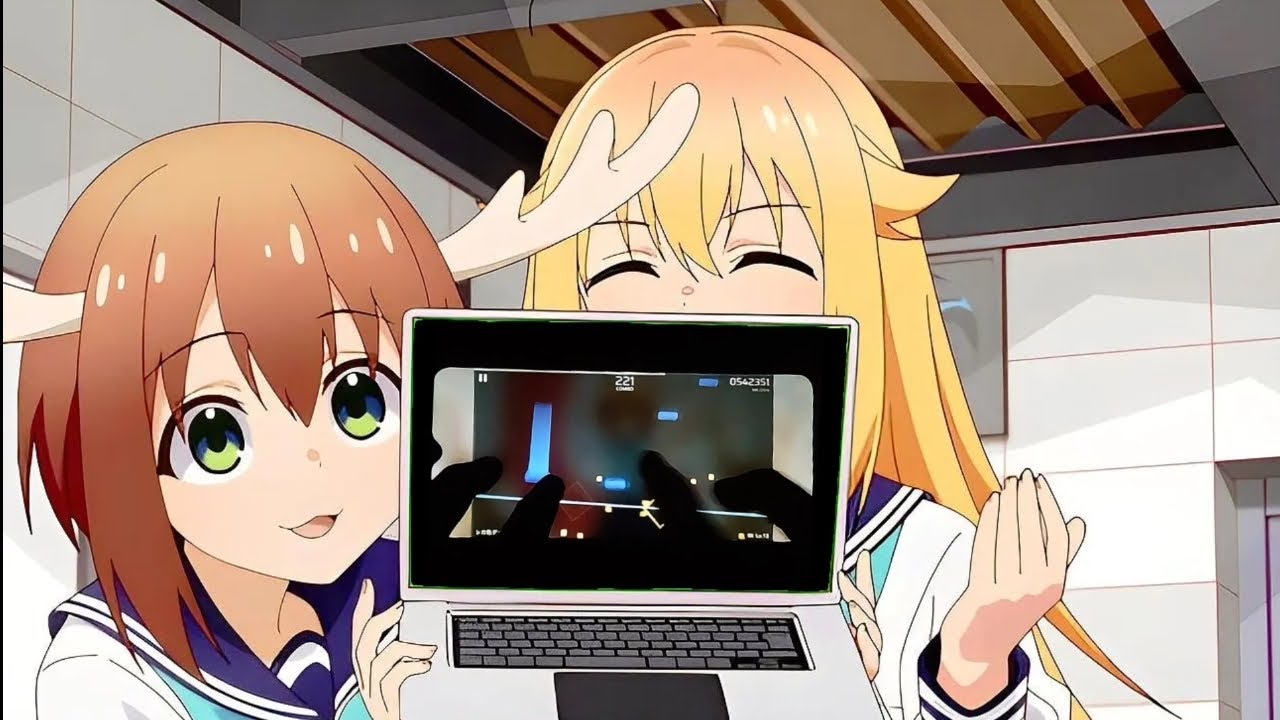 I learned to play phira using 4 fingers [phigros fanmade]ShikanokoNokonokoKoshitantan