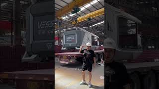one truck one house#prefabhouse #VESSEL #transportation