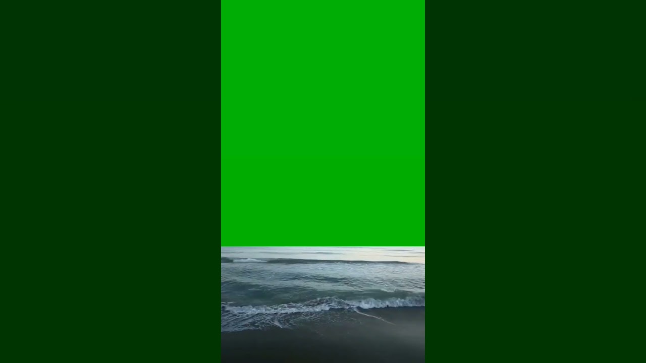 Sea Waves green screen VFX video | Chroma key 