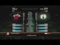 NBA 2K10 Miami Heat vs Boston Celtics - Playoff Game 1 Recap