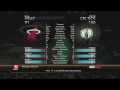 NBA 2K10 Miami Heat vs Boston Celtics - Playoff Game 1 Recap