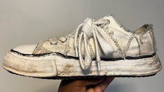 How To Clean White Canvas Sneakers (Maison Mihara Yasuhiro Restoration)