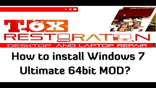 How to install Windows 7 Ultimate 64bit MOD? (Tagalog Version)
