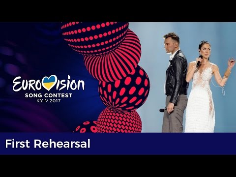 Laura & Koit – Verona (Estonia) First Rehearsal in Kyiv