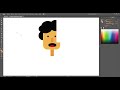 how to draw a character with AI - كيفية رسم شخصية على الالستريتور