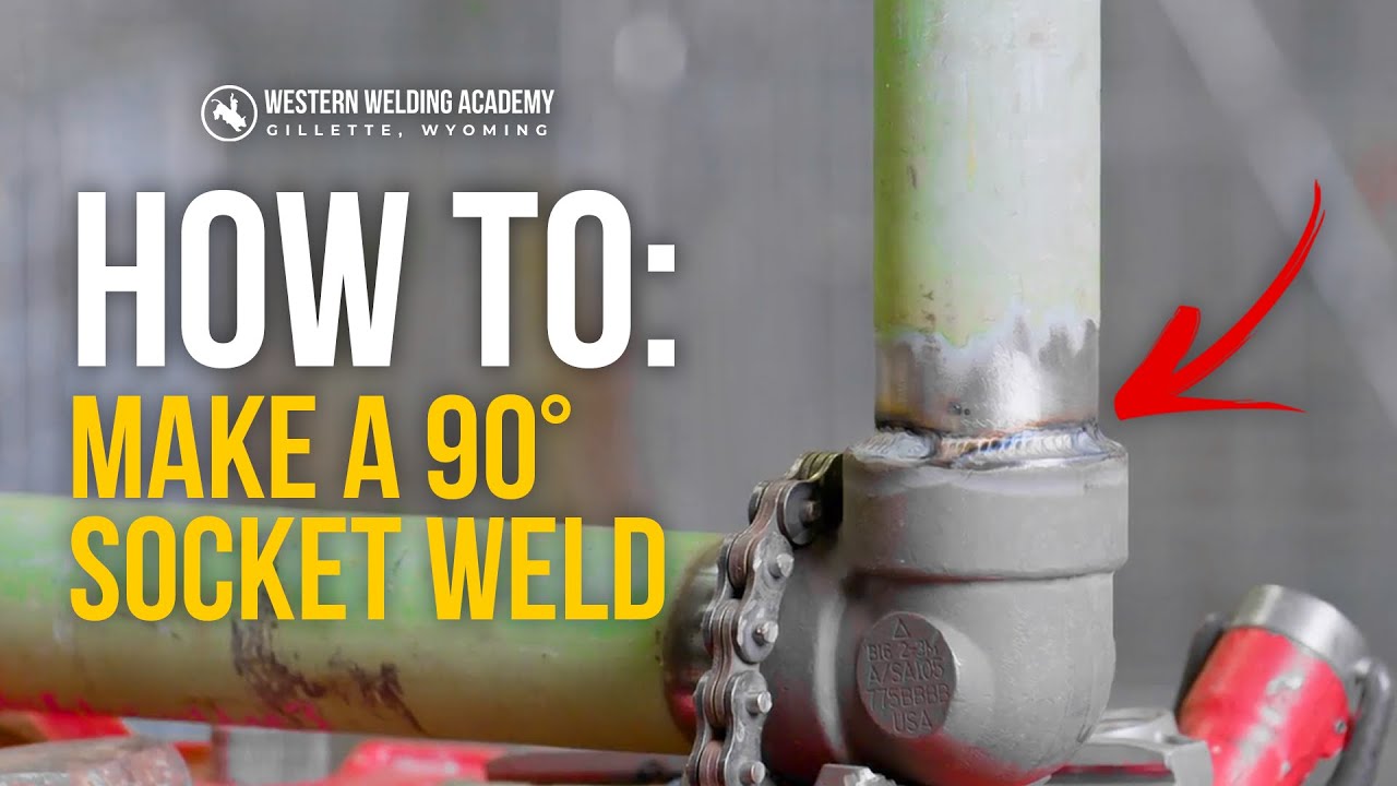 Как сделать сварку враструб под углом 90°