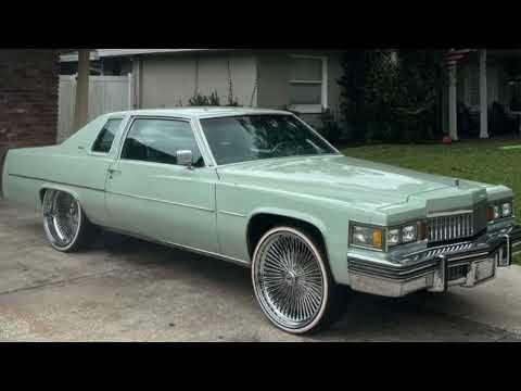 1978 Cadillac Coupe Deville on 24 Inch Spokes and Vogues