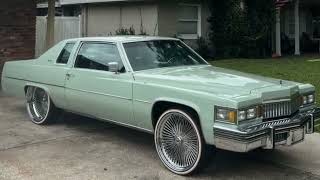 1978 Cadillac Coupe Deville On 24 Inch Spokes And Vogues