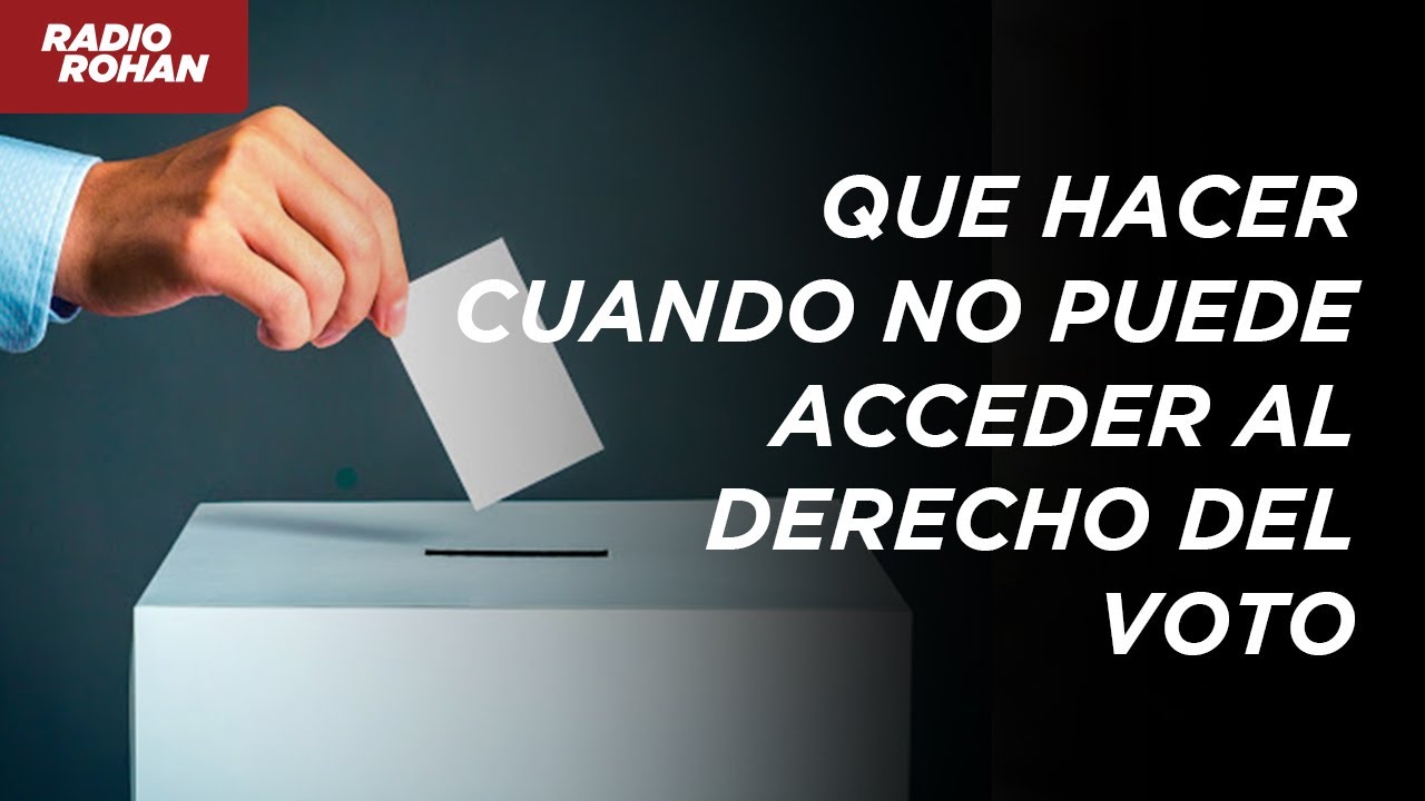 Que hacer cuando no puede acceder al derecho del voto - Sam Aguilar y el abogado Rohan.