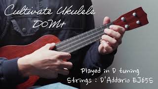 UKULELE SOUND CHECK | CULTIVATE UKULELE D0M+ in D tuning - YouTube