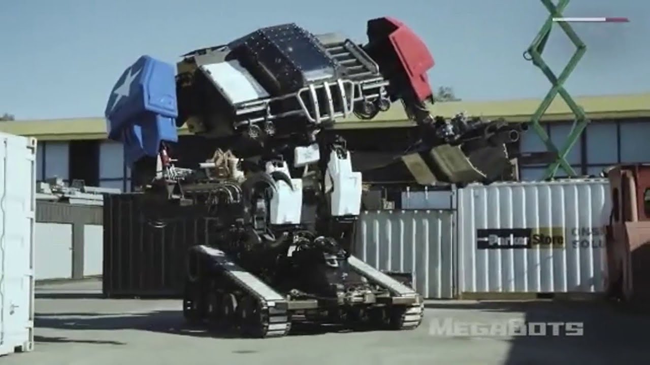 newspaper mockup You can bid on this 15-ton fighting robot
