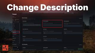 How To Change Rust Server Description And Image