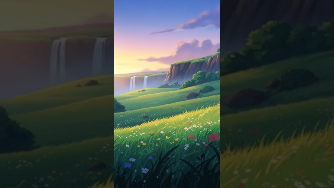 AI Generate animated beautiful place | 