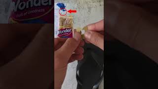 THE AUSSIE WAY OF FIXING A LOOSE THONG USING A PLASTIC BREAD CLIP