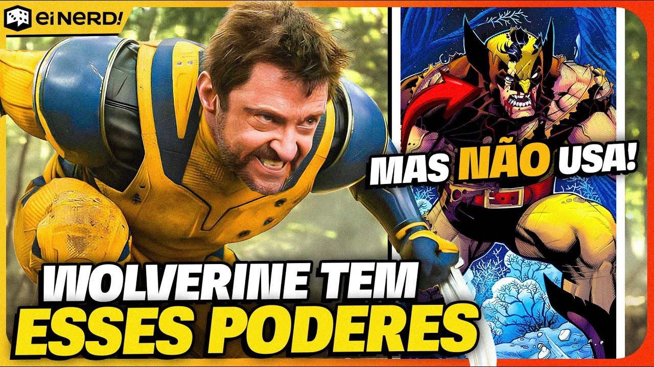 PODERES QUE O WOLVERINE TEM NOS QUADRINHOS DA MARVEL, MAS RARAMENTE USA!