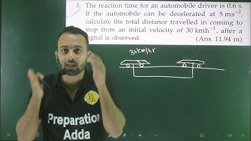 PFP-5 Question based on equation of motion/motion in a straight line physics/#11thphysicsadda #pa