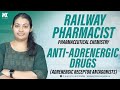 Railway pharmacist||Pharmaceutical chemistry||Anti-adrenergic drug