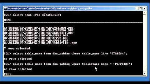 Oracle DBA Justin - How to install Statspack in an Oracle database