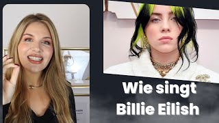 Wie singt Billie Eilish + Übung - Gesangslehrerin analysiert