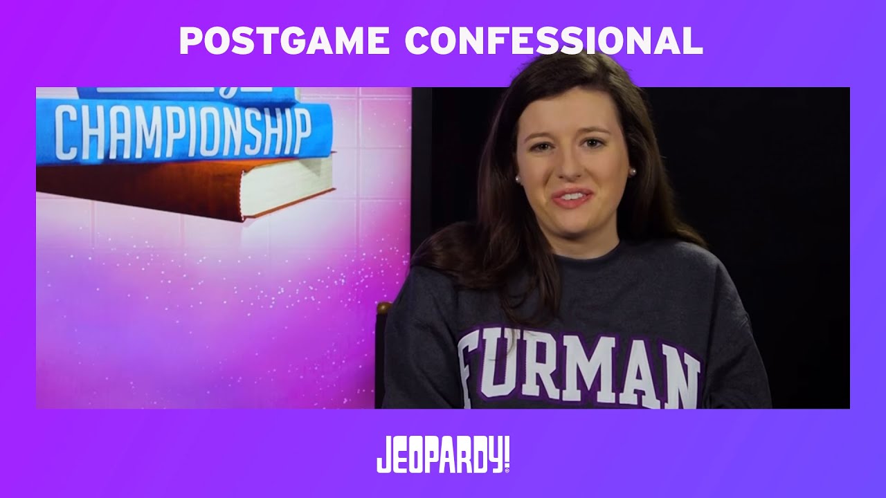 2018 College Championship: Postgame Confessional #3 | JEOPARDY! - YouTube
