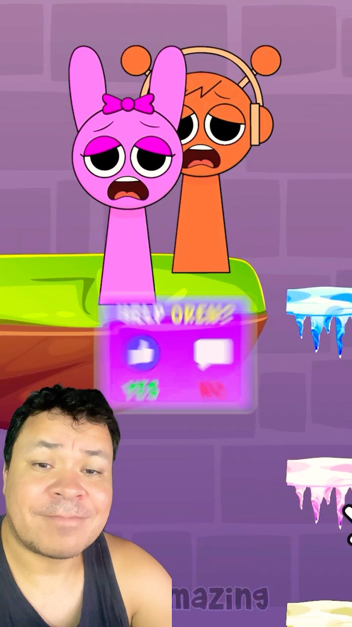 Quem quebrou a maior quantidade de gelo? #mayumigames #sprunki #shortsvideo #youtubeshorts