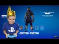 My 10 Year Old Kid Got 20 Elims in A Game Of Fortnite Today Using NEW Skin ANWAR Gold Crown Victory